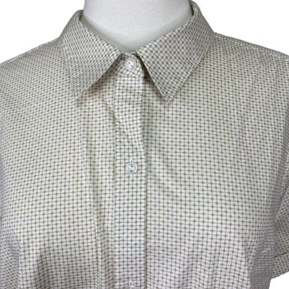 Liz Claiborne Button Front Blouse Size Extra Large - Picture 4 of 5